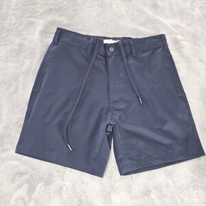 Onia Men's Navy Blue Drawstring Shorts 5.5" Inseam Size Small 30W